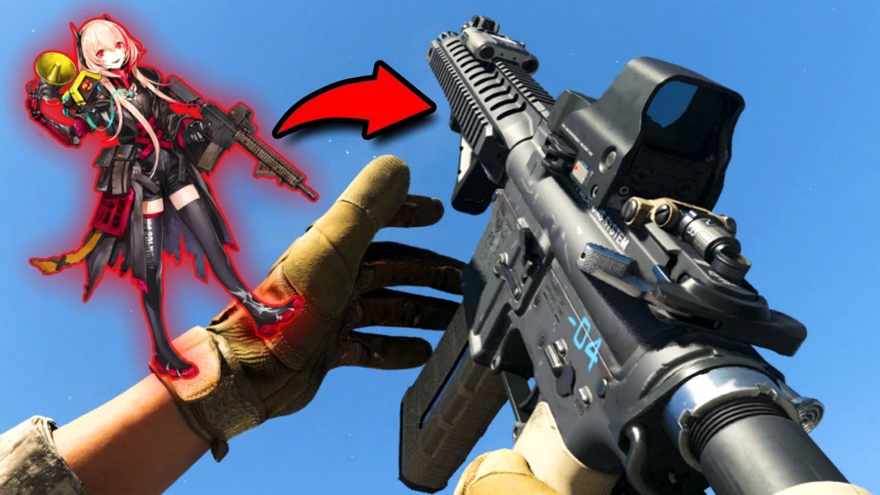 M4 SOPMOD II (M4A1) from Girl's Frontline in Modern Warfare 2019 Gameplay