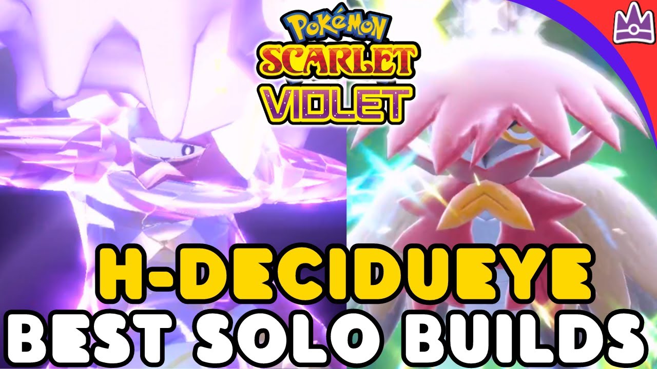 EASY Solo BUILDS to Defeat 7 Star Hisuian Decidueye for Pokemon Scarlet and Violet
