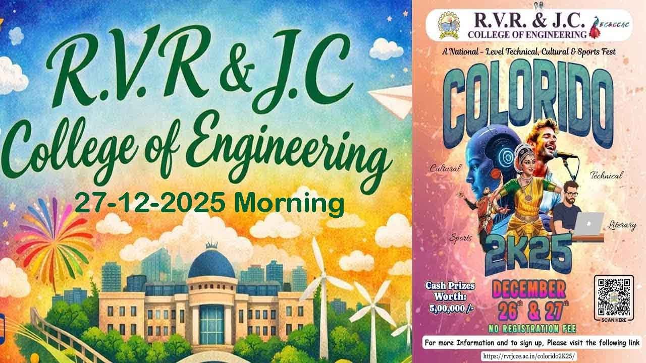 COLORIDO 2K25 - RVR & JC College of Engineering