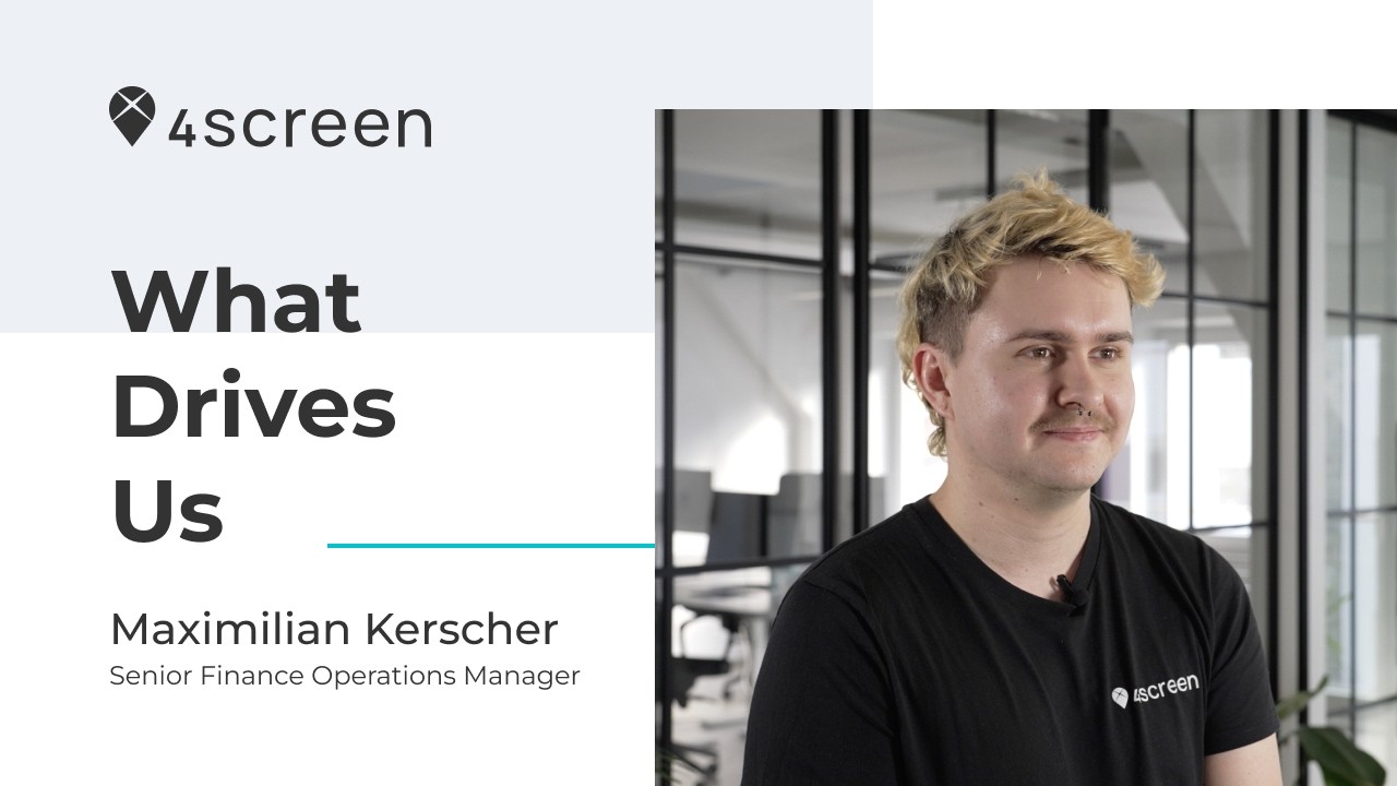 4questions with 4screen's Senior Finance Operations Manager, Maximilian Kerscher