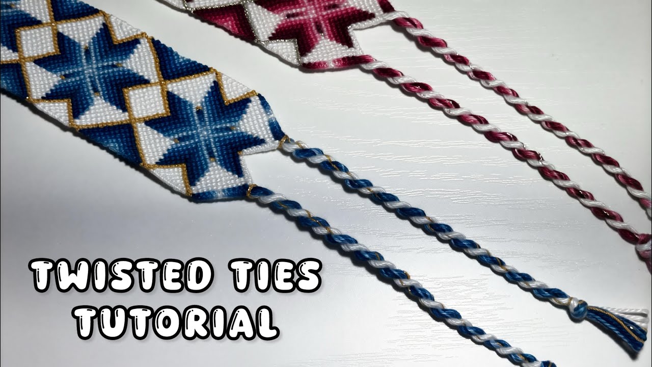 twisted ties for friendship bracelets tutorial