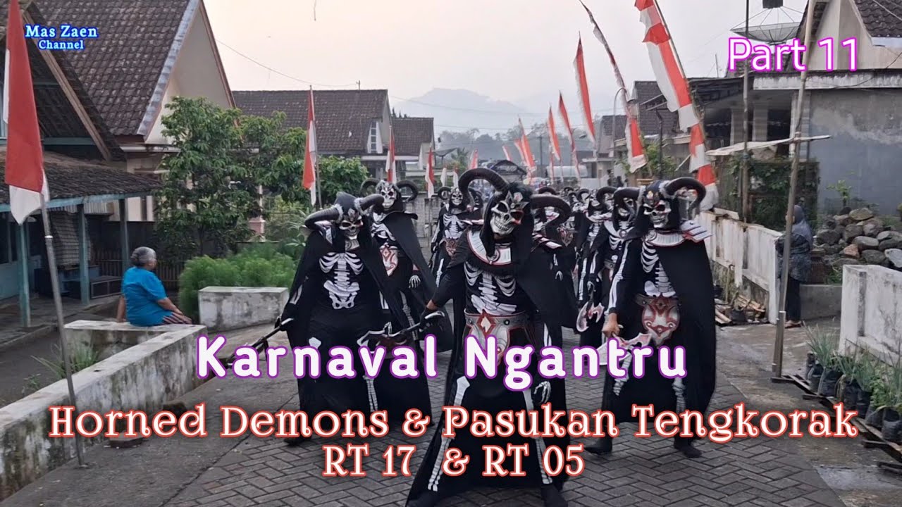 Horned Demons dan Pasukan Tengkorak di Karnaval Ngantru ( 11 )