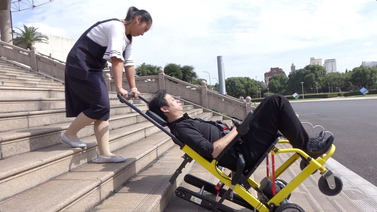 Electric Stair Climbing wheelchair Motorized Mobility Scooter