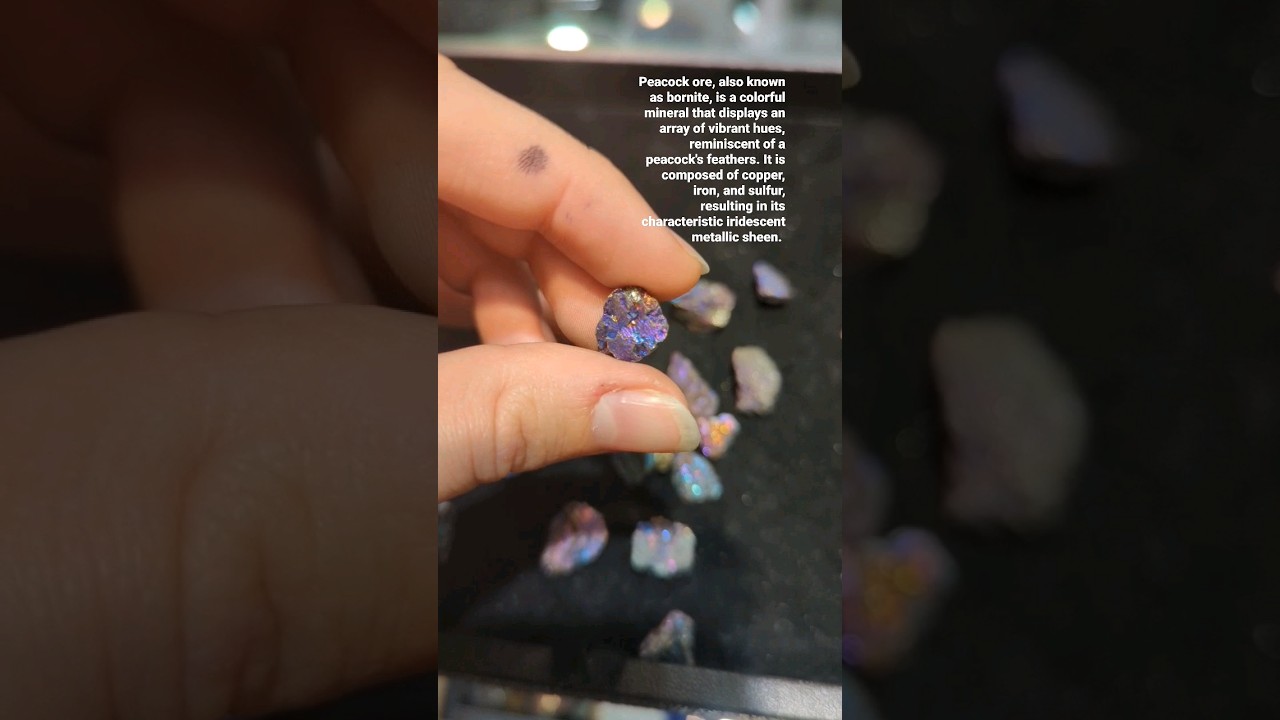 #PeacockOre is truly a spectacular and vibrant mineral 😍 #gemstones #crystals