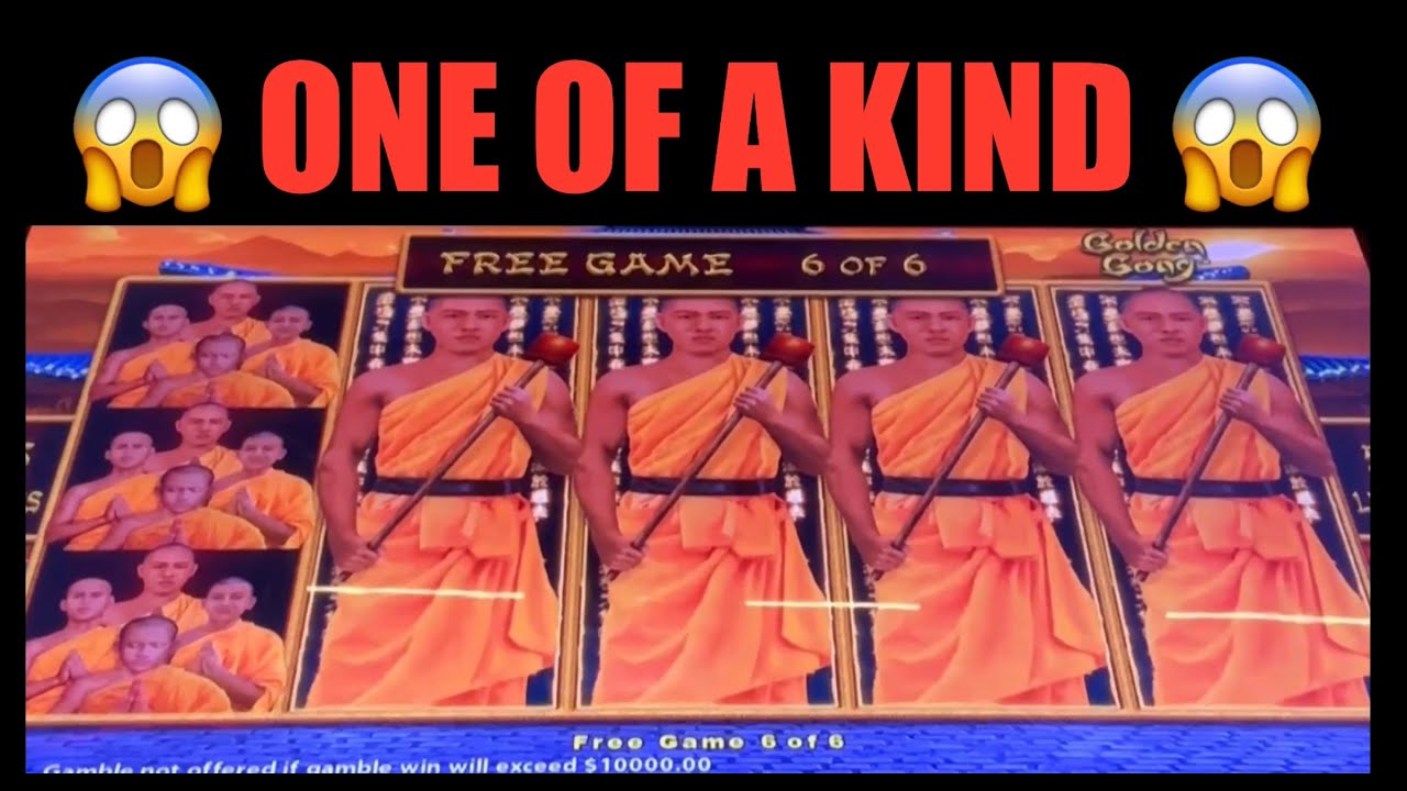 😱 ONE OF A KIND 😱 GOLDEN GONG DRAGON LINK SLOT MACHINE 🎰 POKIE WINS