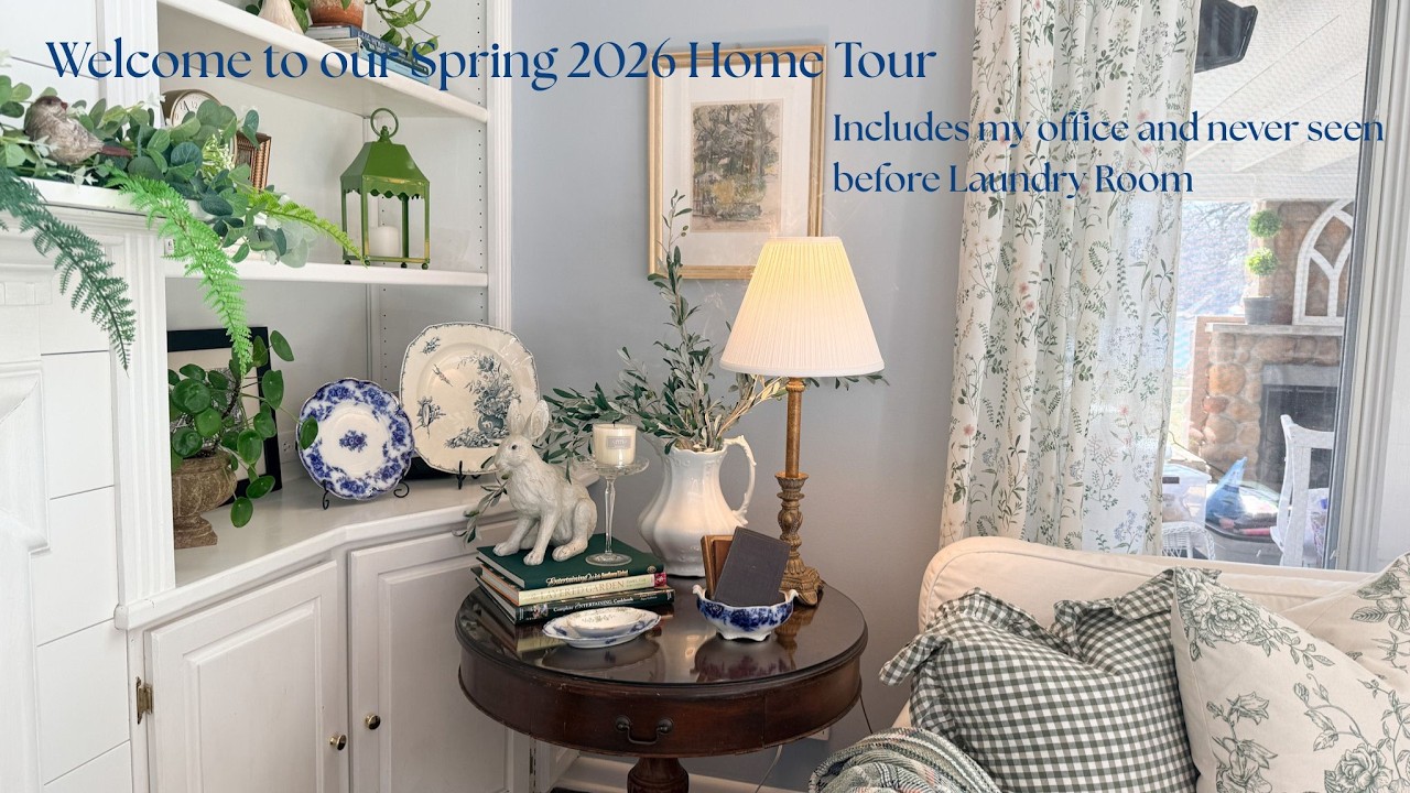Spring Home Tour 2026 | Kitchen Reveal, Peter Rabbit Tablescape & My Never-Before-Seen Laundry Room!