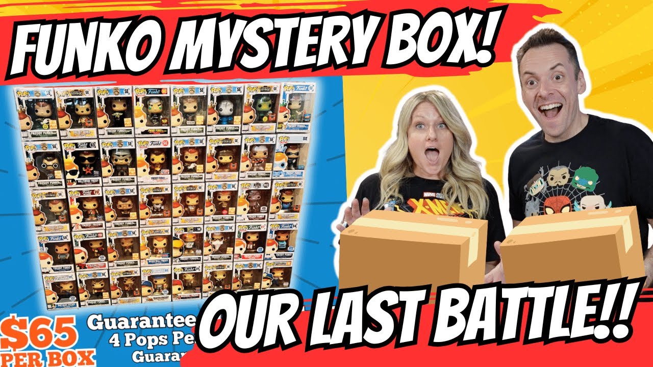 OUR LAST Funko Pop Mystery Box unboxing Battle!.........of 2024