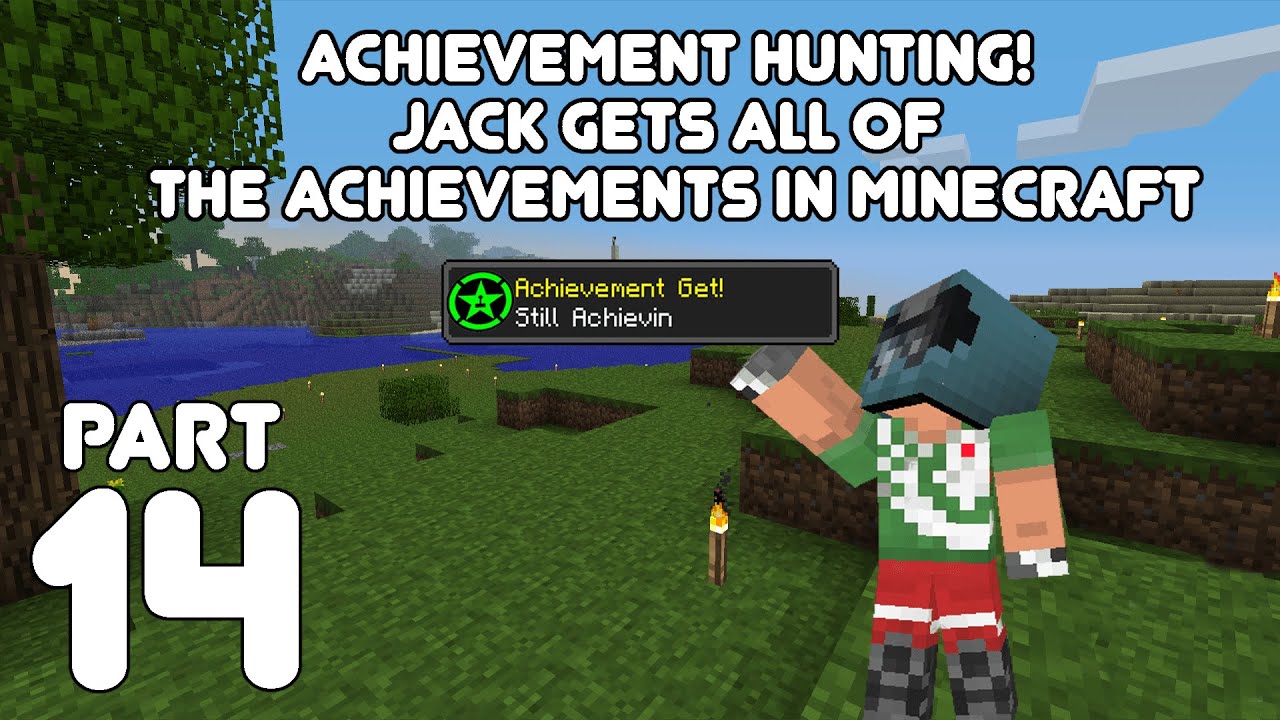 Jack & Strictoaster Reunite! Jack gets all the Achievements in Minecraft: Part 14