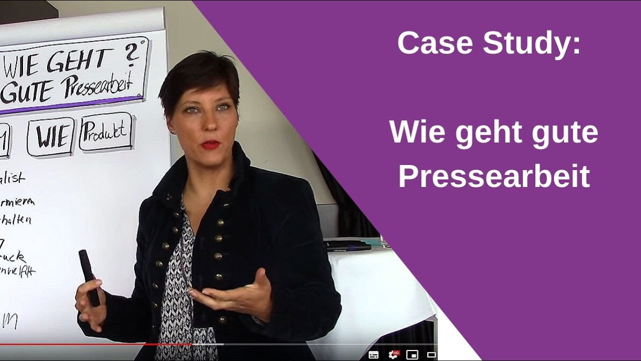 Wie geht gute Pressearbeit