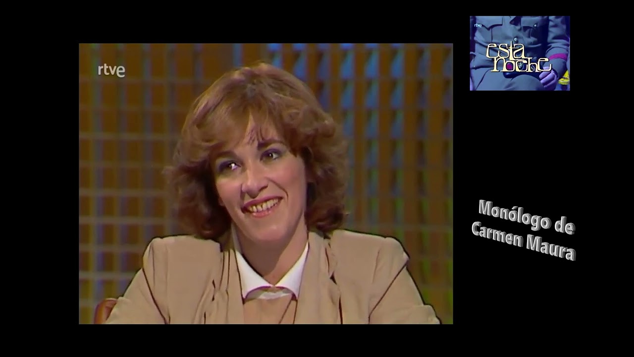 Monologo de Carmen Maura en 
