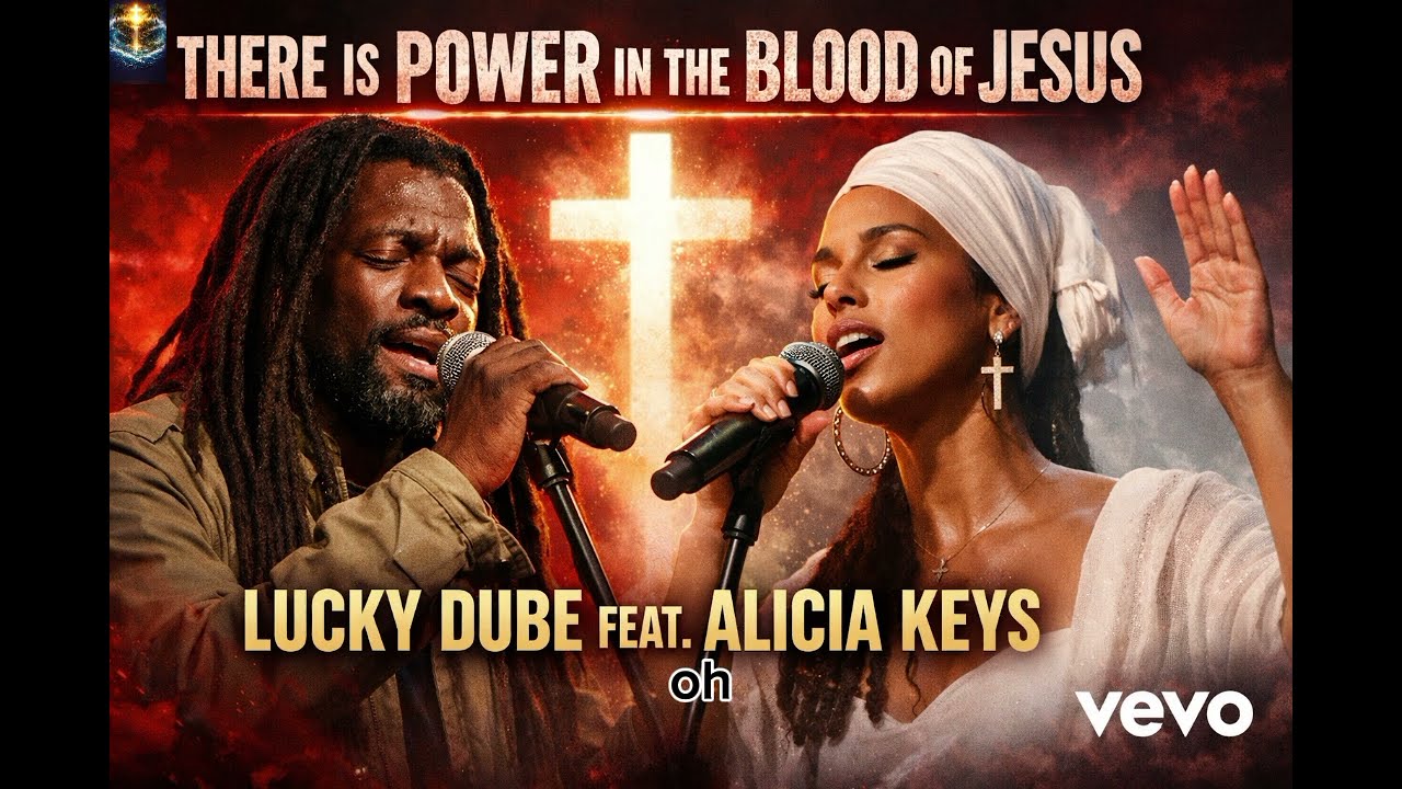 Lucky Dube ft Alicia key _There is power in blood of Jesus(Official gospel reggae lyric) #music