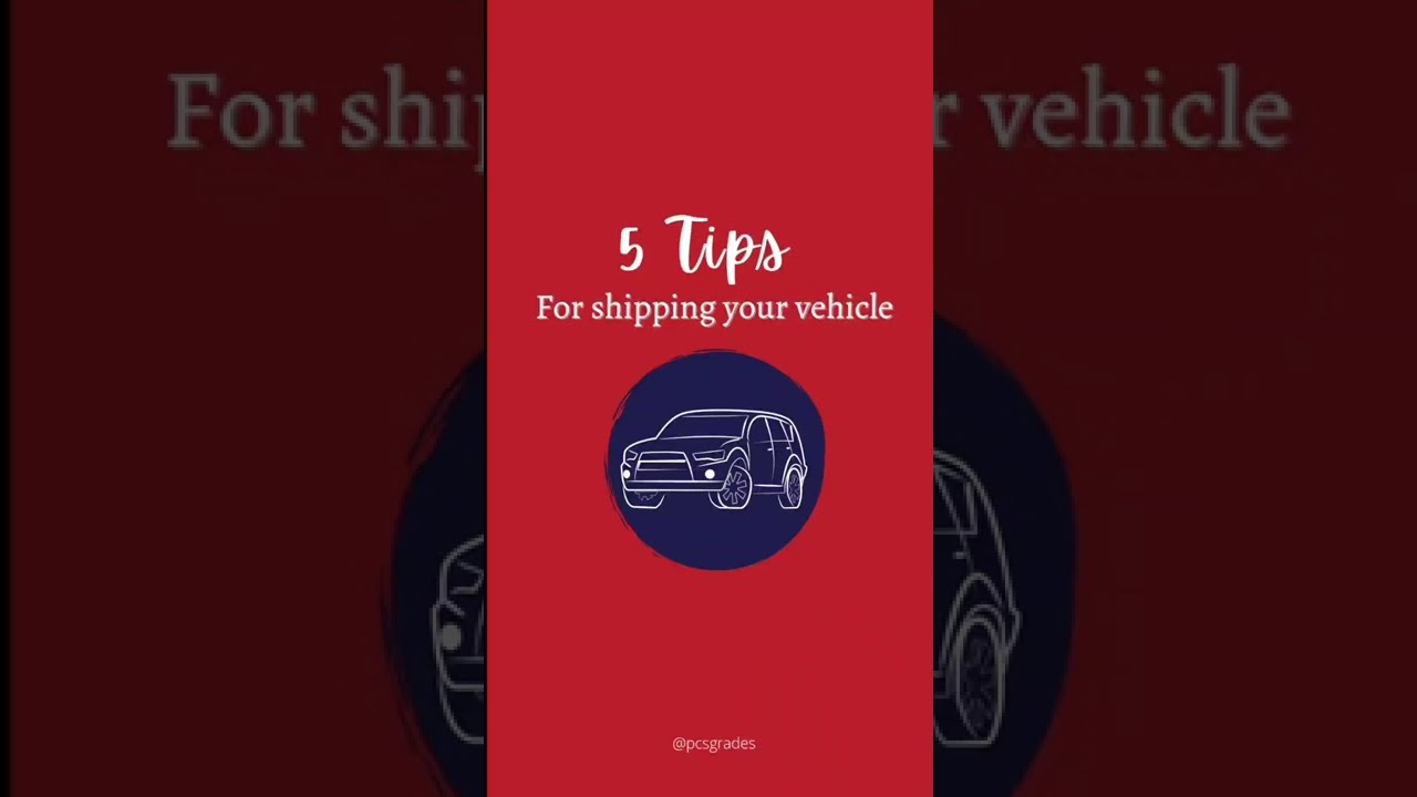 Tips for Shipping a Vehicle OCONUS