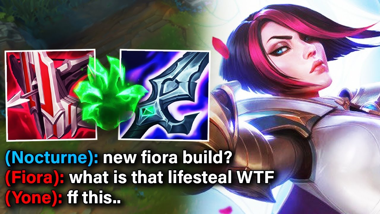 I played season 13 Fiora and accidentally broke her with this Life Steal build