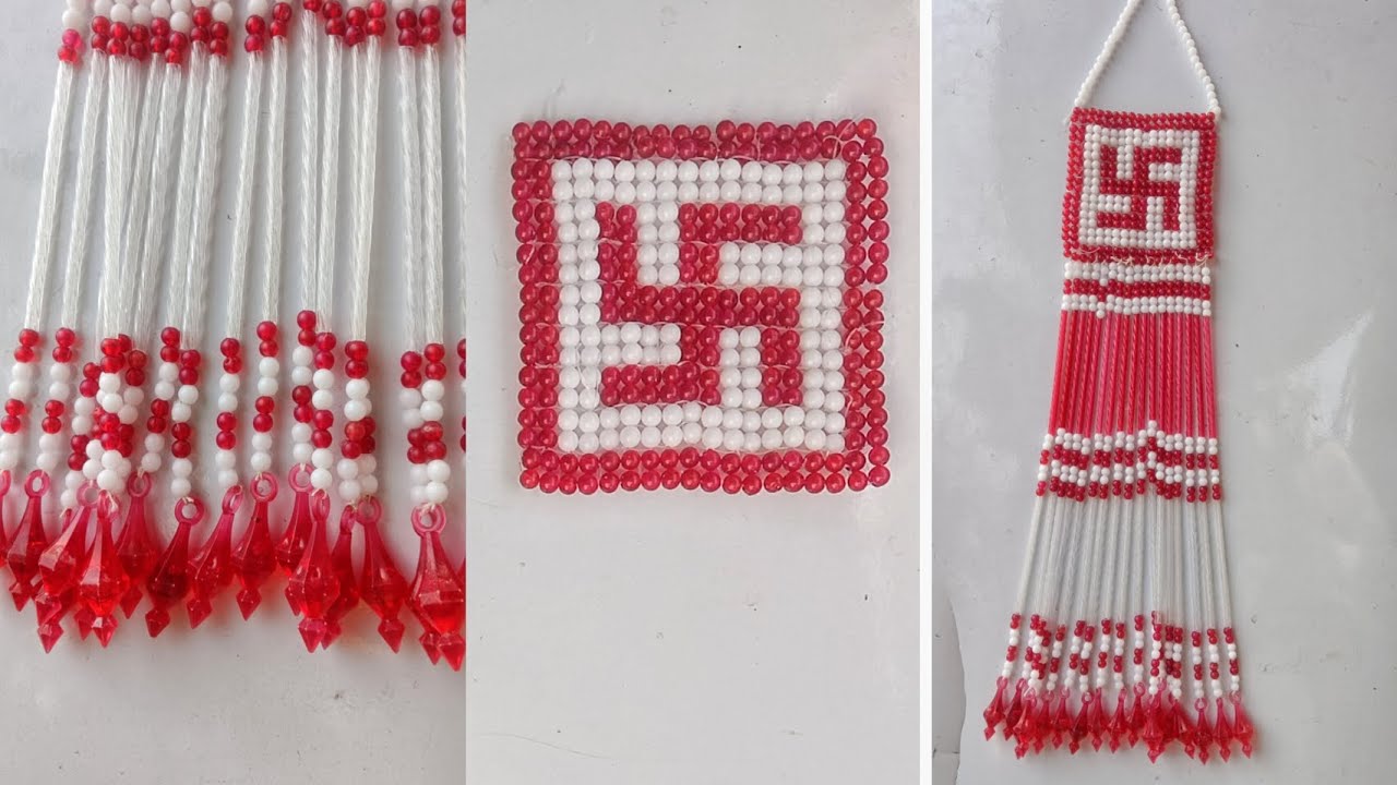 Свастика из бисера своими руками