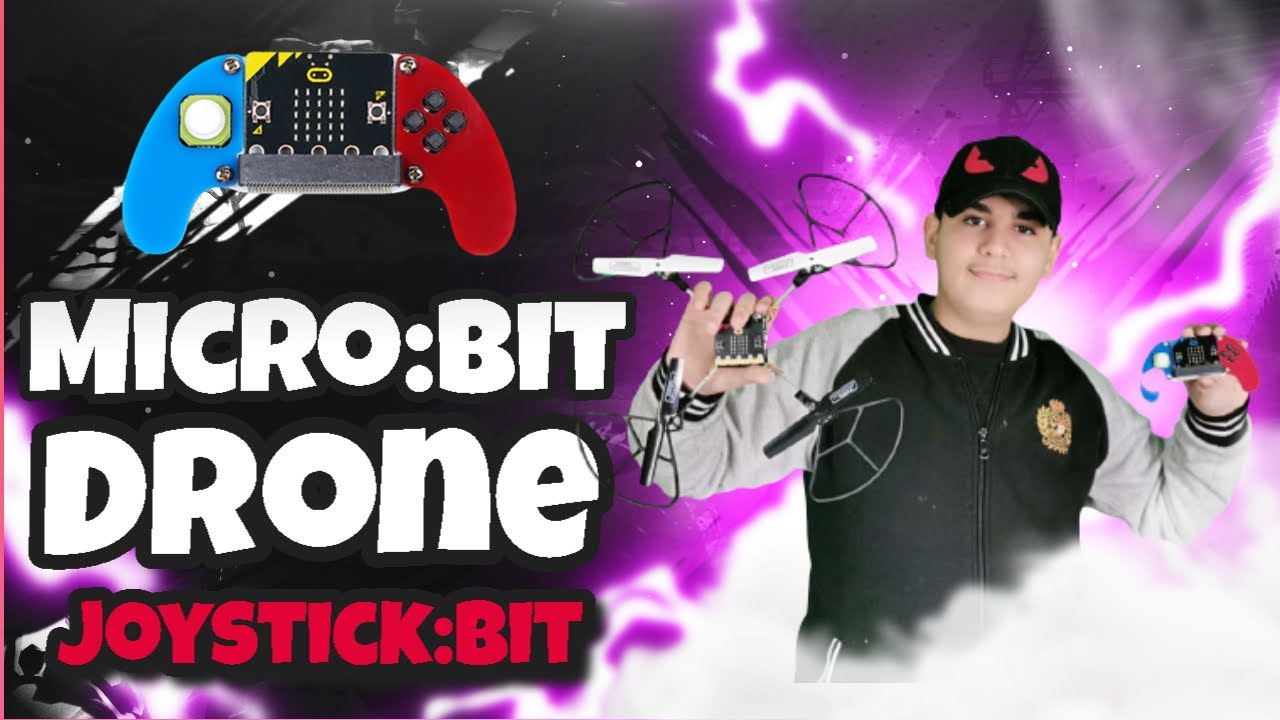Microbit Dronebit controlled by Microbit Joystick:bit