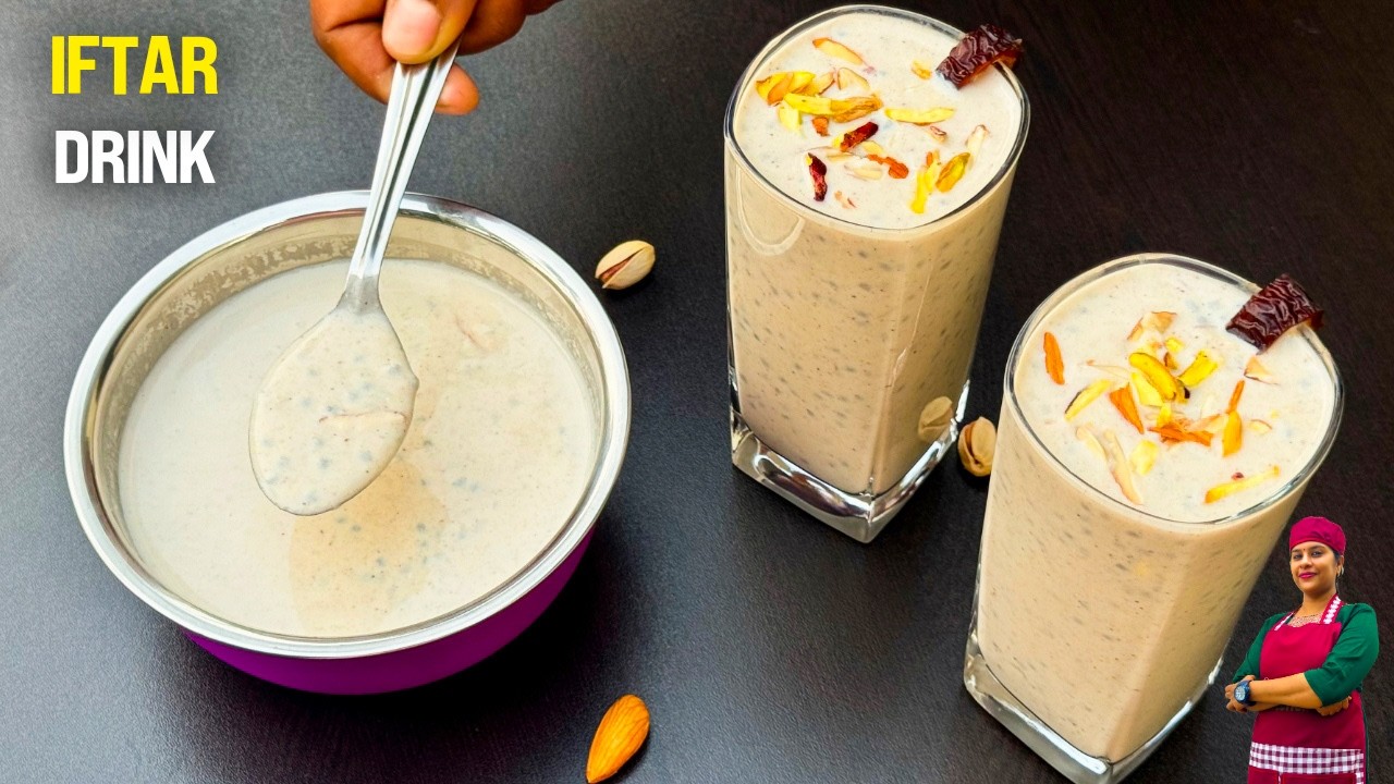വേനൽ ചൂടിനും, നോമ്പിനും ഇത് ഒരു ഗ്ലാസ് മതി 😋 | Iftar Summer Healthy Drink | Ramzan Recipes Malayalam