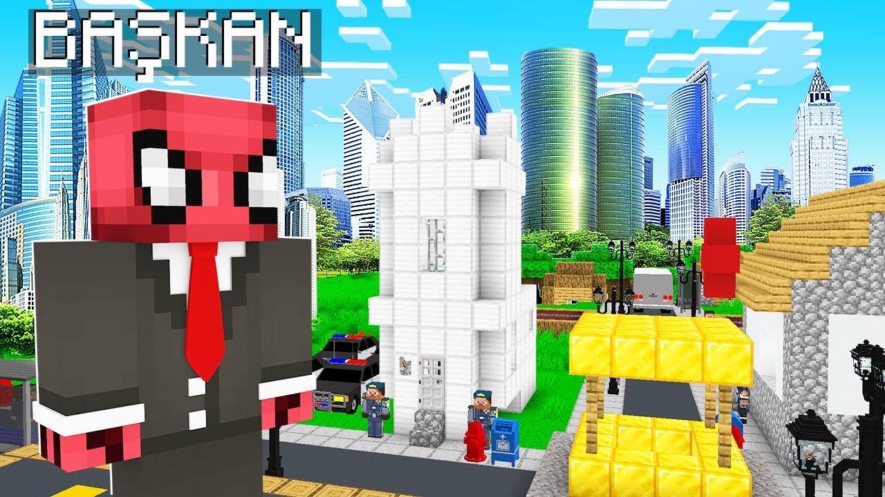 BAŞKAN FERİTED KÖYÜ GELİŞTİRDİ 🏙️ - Minecraft