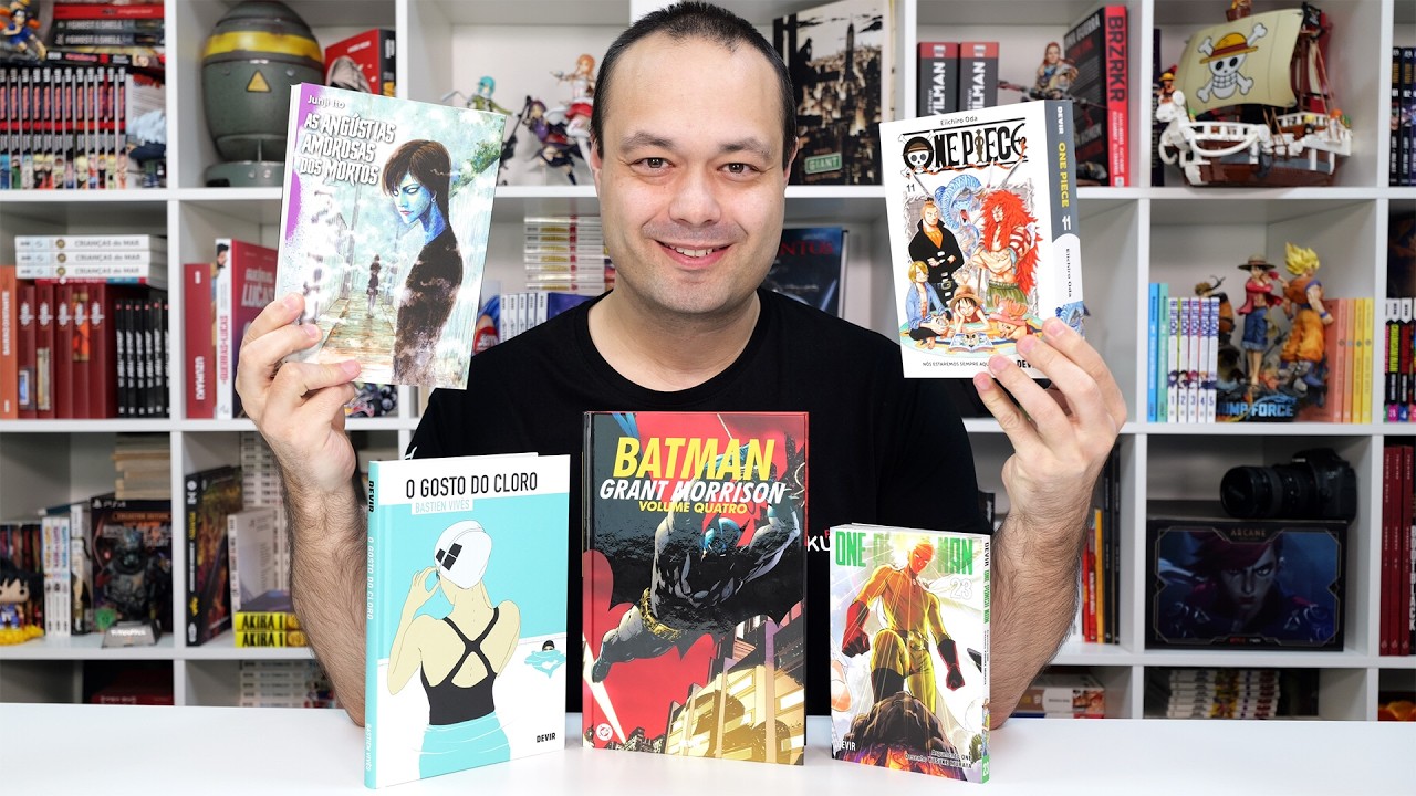 Novos lançamentos Devir: Junji Ito, One Piece, One-Punch Man e Batman