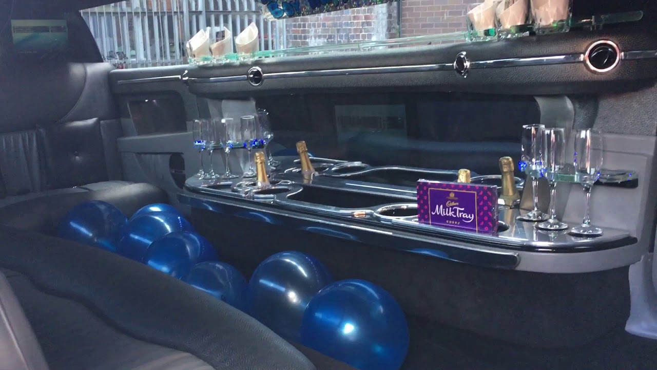 Silver Baby Bentley Limo hire in Birmingham for children's birthday