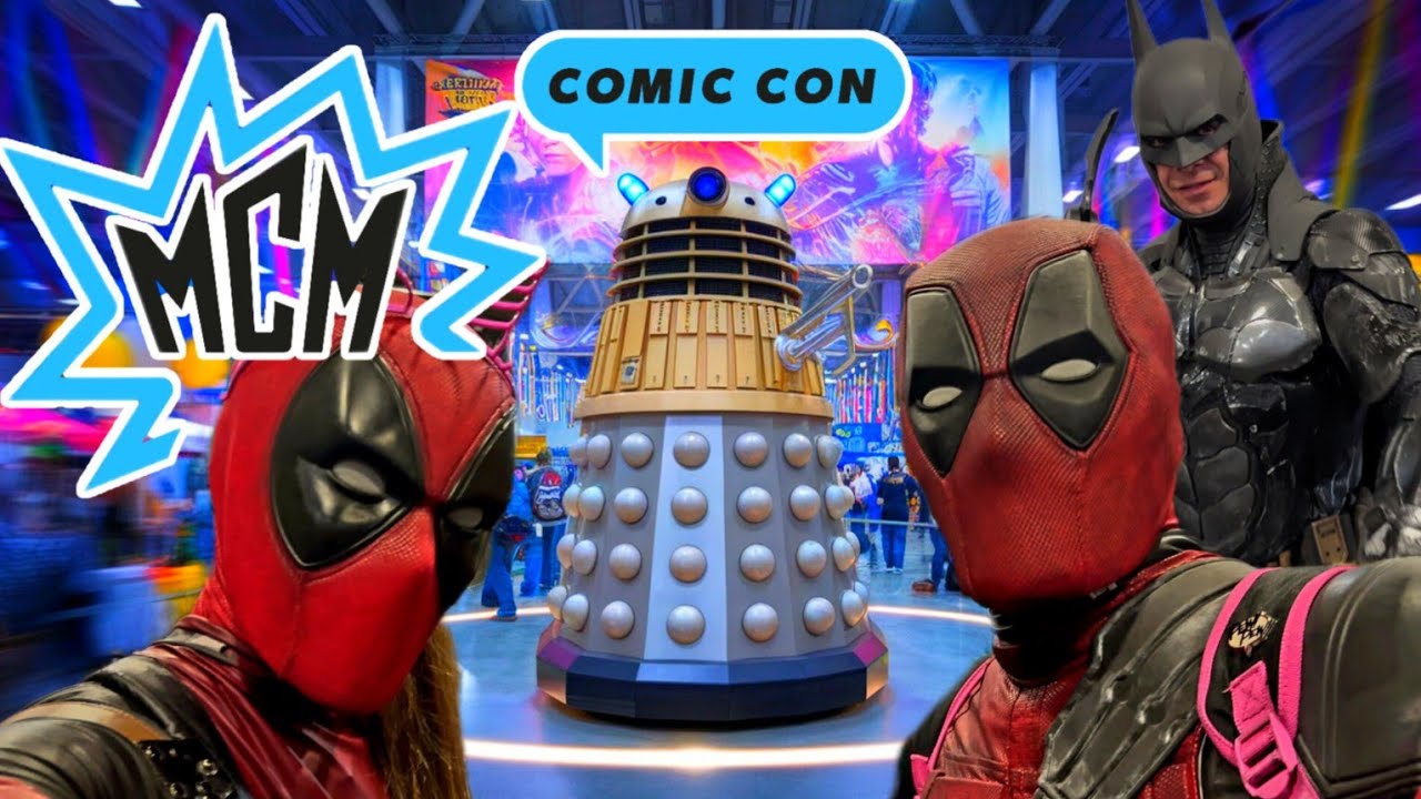 MCM COMIC CON BIRMINGHAM 2024 — захват далеков, великолепные косплеи, крутые товары, Бэтмен, Дэдп...