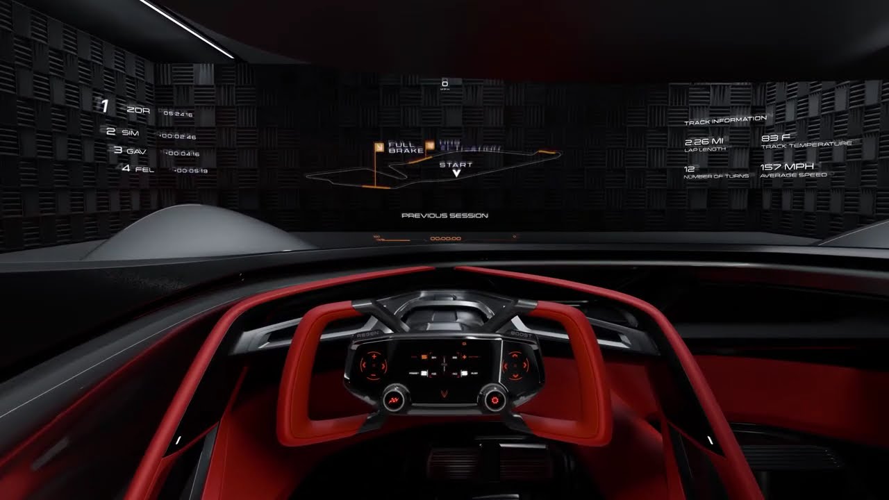 Corvette CX Concept Interior
