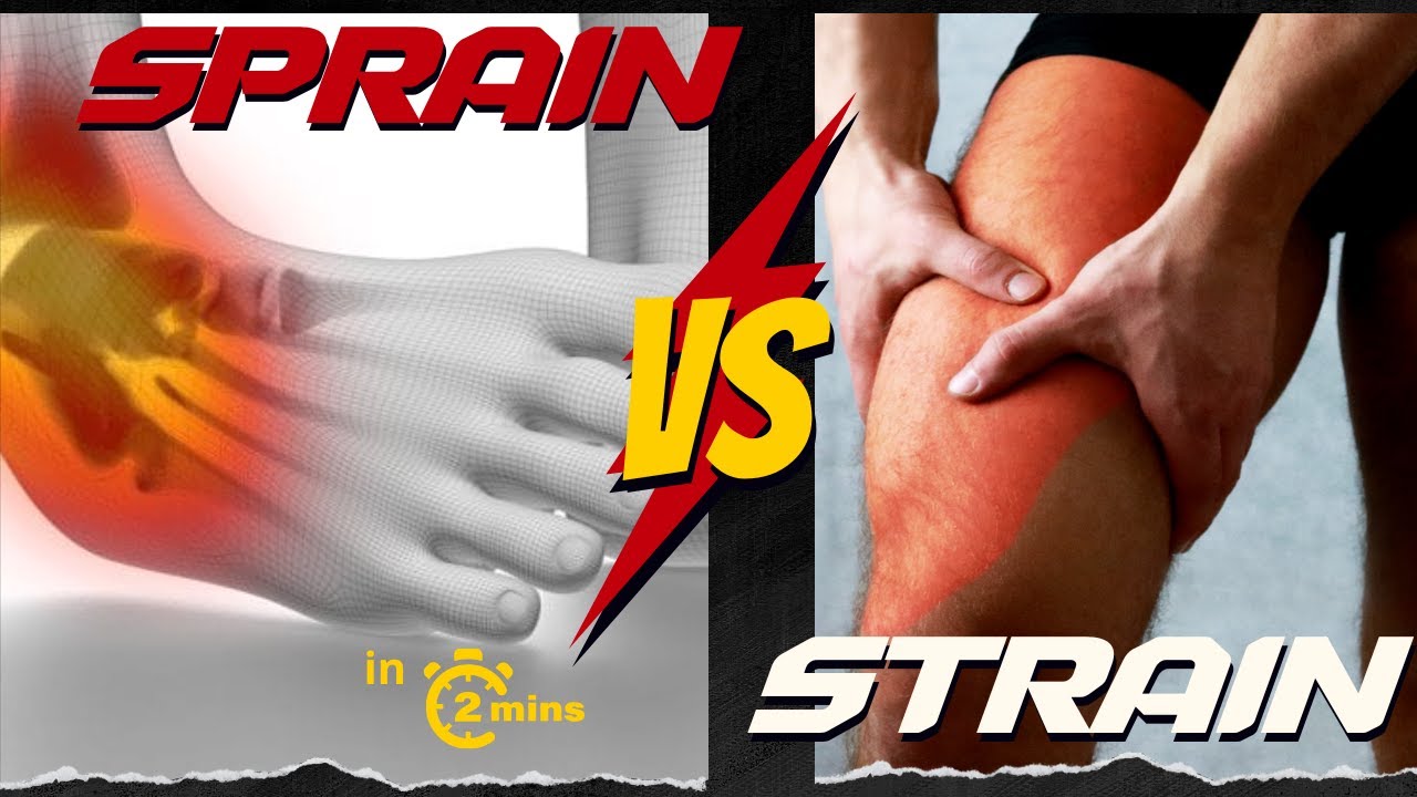 What You Need to Know About Sprains and Strains - in 2 mins!