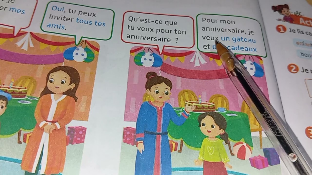 الكراسة الفرنسية المستوى التالت صفحة 76 المدرسة الرائدة 