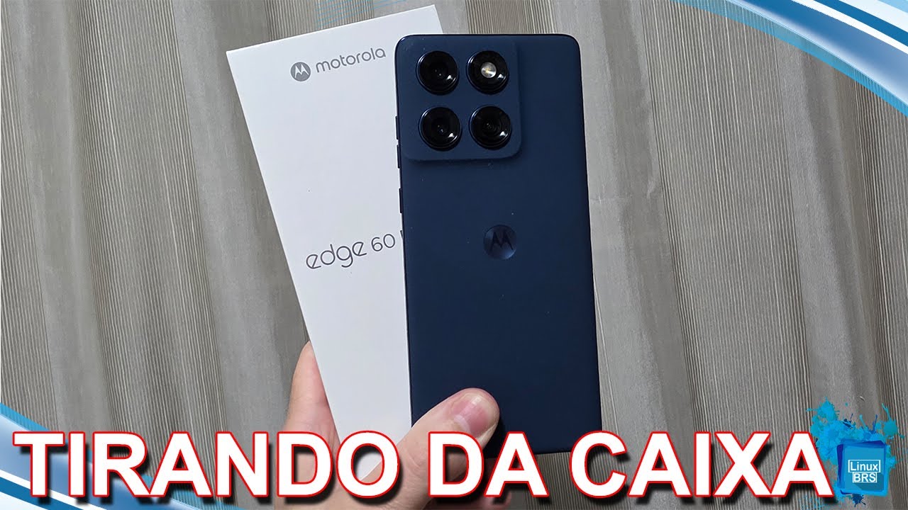 CHEGOU O NOVO MOTOROLA EDGE 60 - 12 GB RAM - 512 GB ARM - 5.200 mAh - 68W - UNBOXING