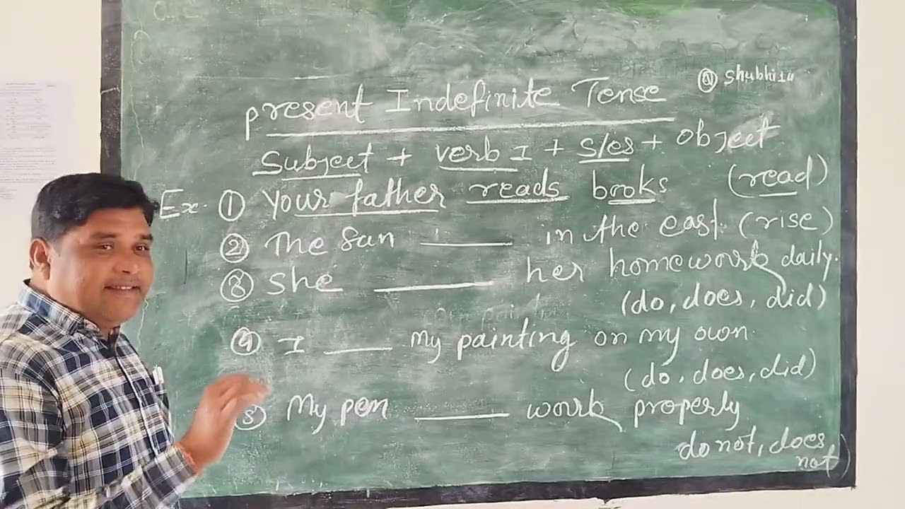 Present indefinite tense class 2