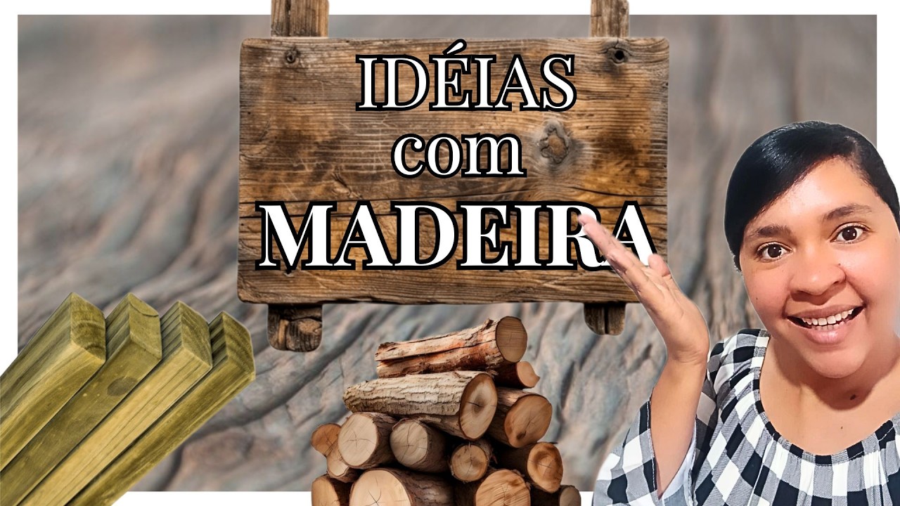 IDÉIAS INCRÍVEIS COM SOBRAS DE MADEIRA / DECORAÇÃO COM MADEIRA VELHA / IDÉIA COM TRONCO DE ÁRVORE