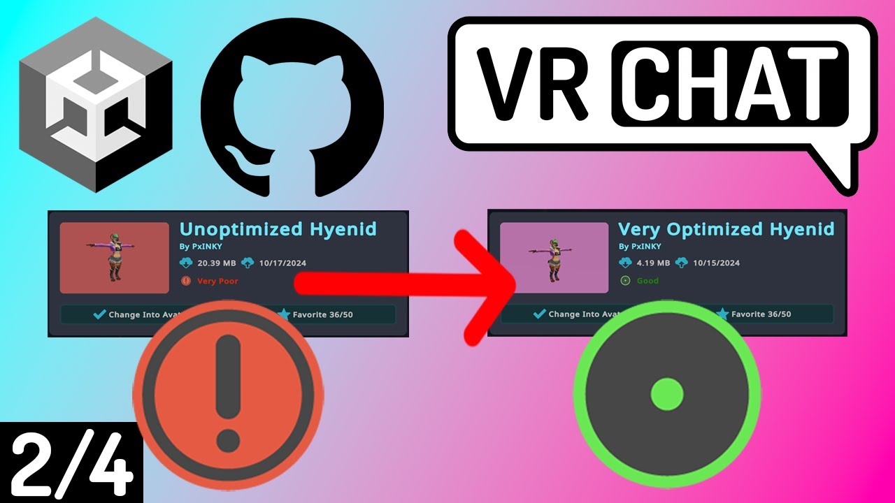 [2/4] Учебное пособие по оптимизации VRChat (инструменты для аватара Pumpkins)