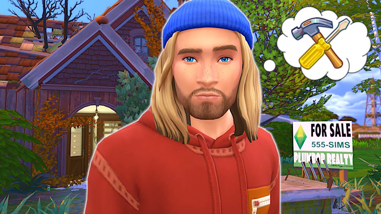 Can Kyle use his charms to renovate this run-down house? // Sims 4 gameplay renovation