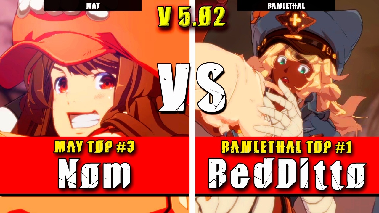 GGST | Nom (May) VS RedDitto (Ramlethal) | Guilty Gear Strive High level gameplay