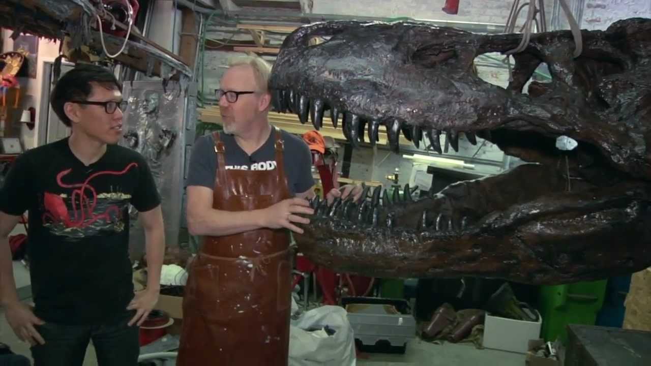Inside Adam Savage's Cave: Tyrannosaurus Rex Skull