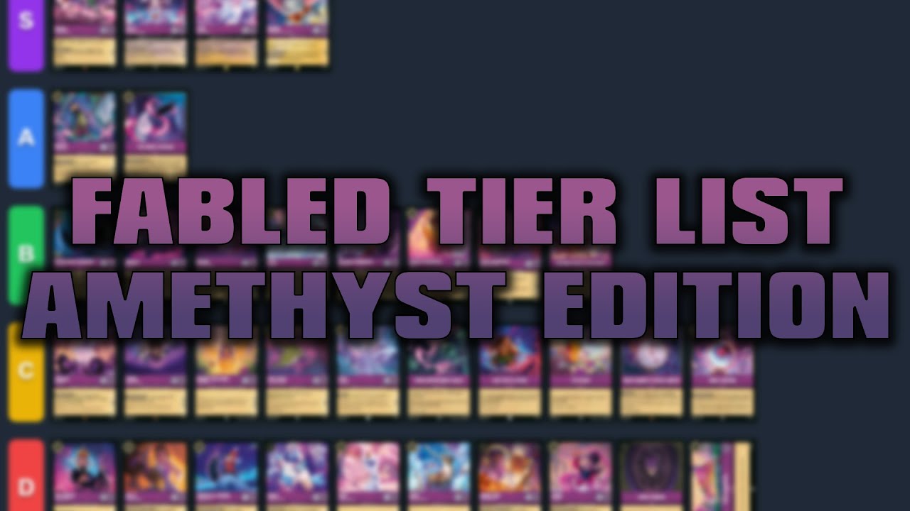 Lorcana Set 9 Tier List (Amethyst Edition)– Fabled | Every Amethyst Card Ranked!