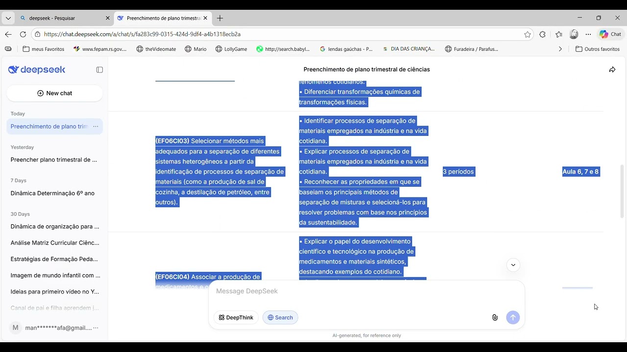Criando planejamento trim ou anual em poucos minutos
