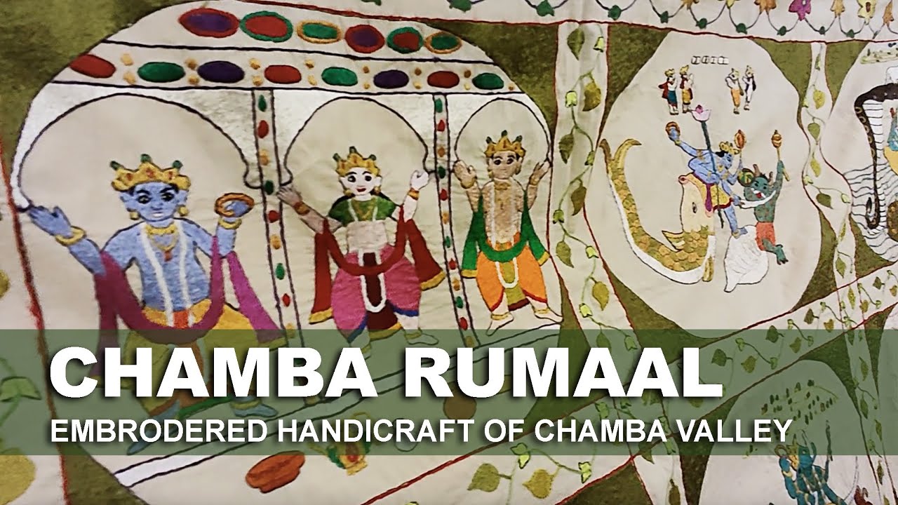 Chamba Rumaal | Famous Handicraft of Chamba Valley | Ft. Hon. Mrs. Lalita Vakil #chambatourism