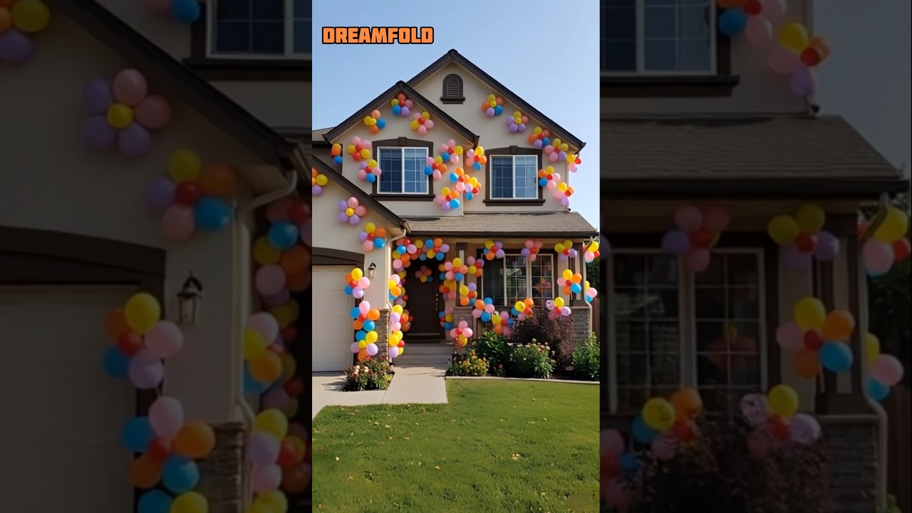 Украшение воздушными шарами #сделай сам #поделка