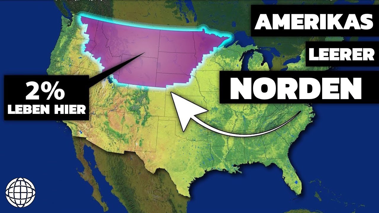 Warum leben so wenige Menschen in dieser RIESIGEN Gegend im Norden der USA?