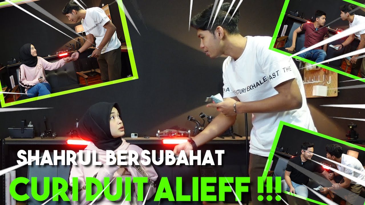 PRANK UJI SIAPA BERANI CUR1 DUIT ALIEFF !!! ISYA SAMPAI BUANG DUIT...