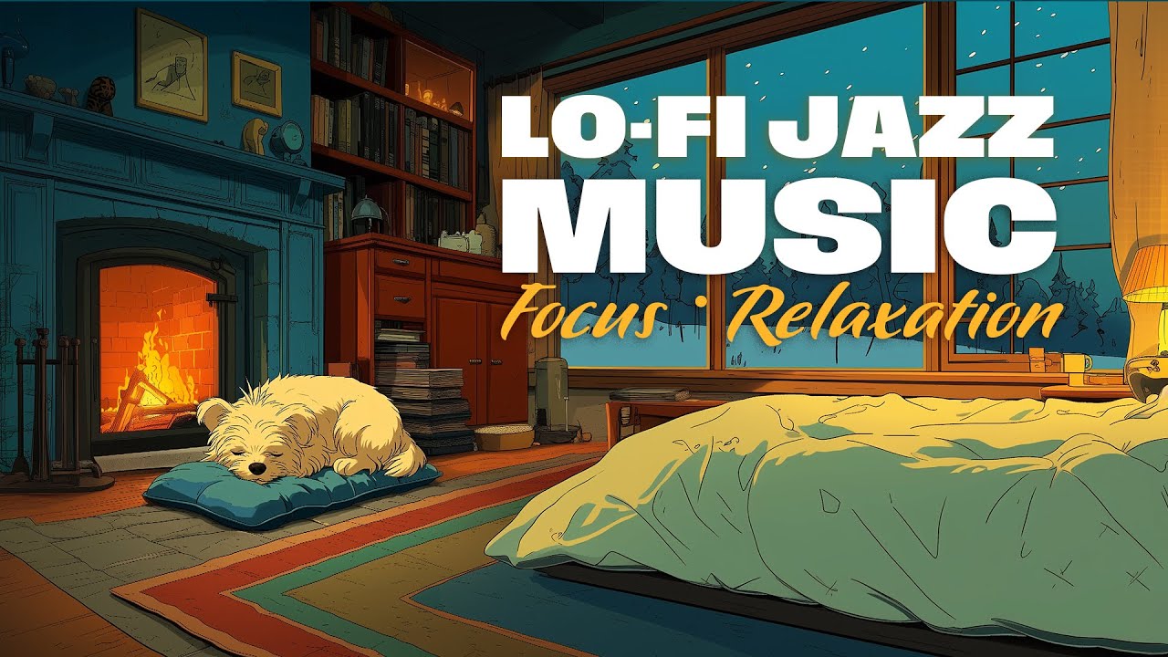 Jazzy Lo fi Beats for Study, Focus • Peace comes from paw-ceptance, not control