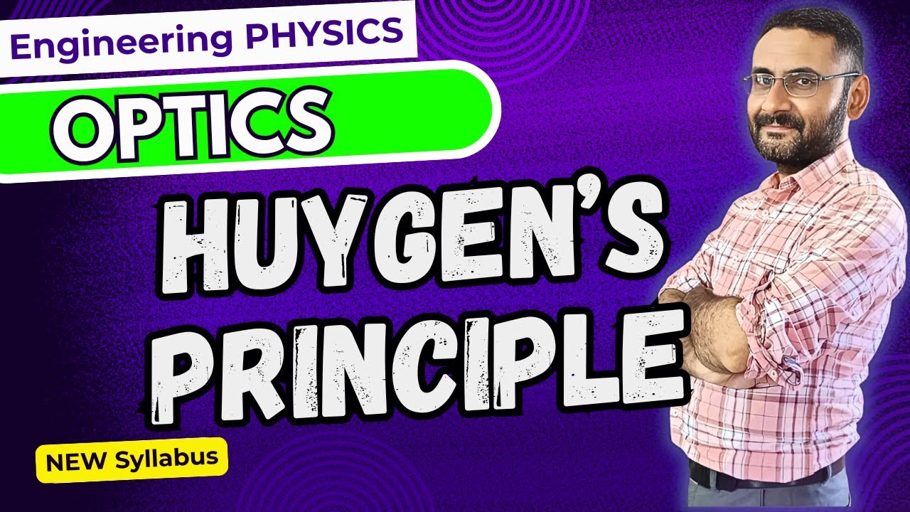 Huygens Principle | Optics | Law of Reflection Proof | Engineering Physics | Bsc | Class 12 Physics