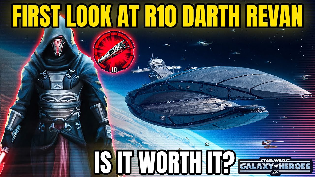 First Look at Relic 10 Darth Revan! Does it Impact the Fleet Meta and Is it Worth it??