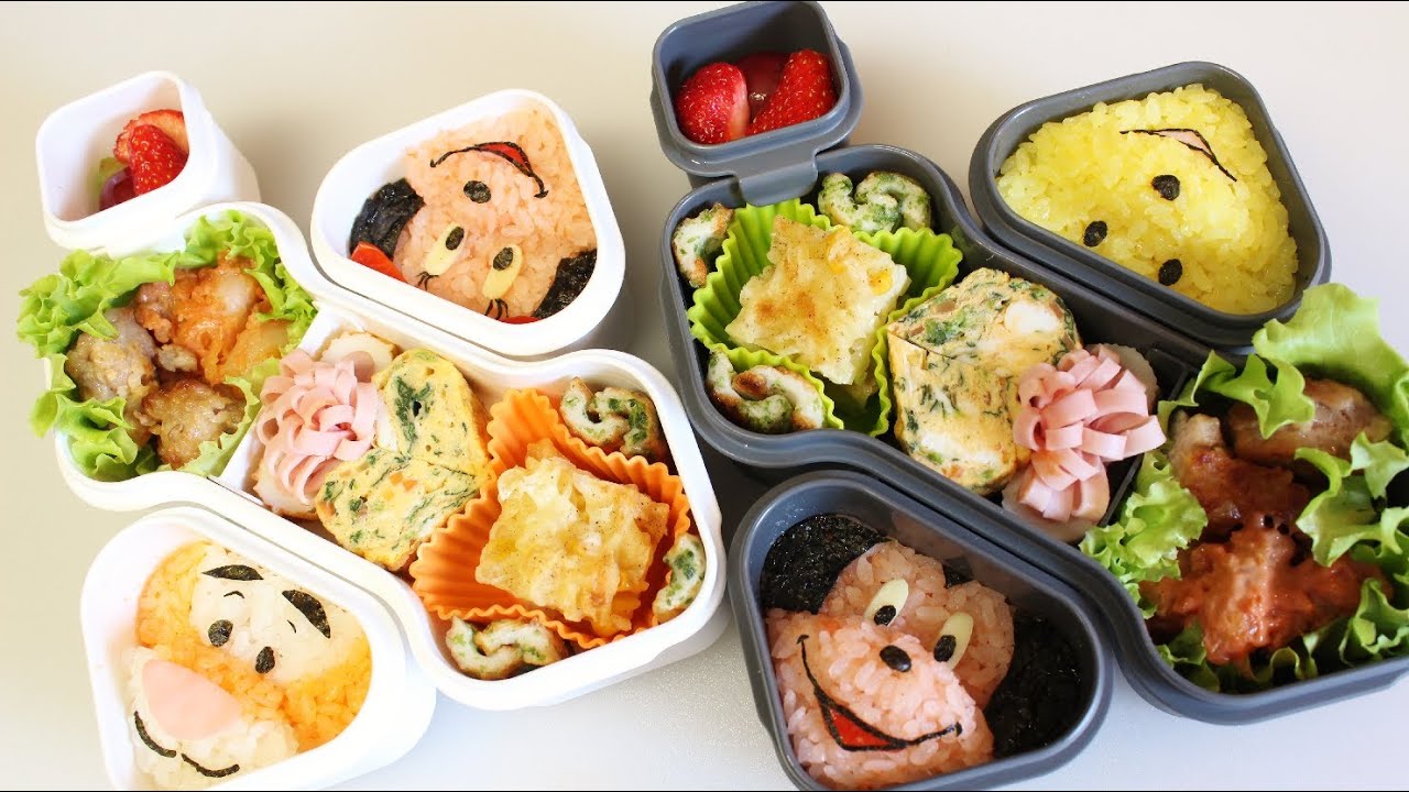 OXO BENTO BOX ：「ディズニー弁当」の作り方 Disney lunch box