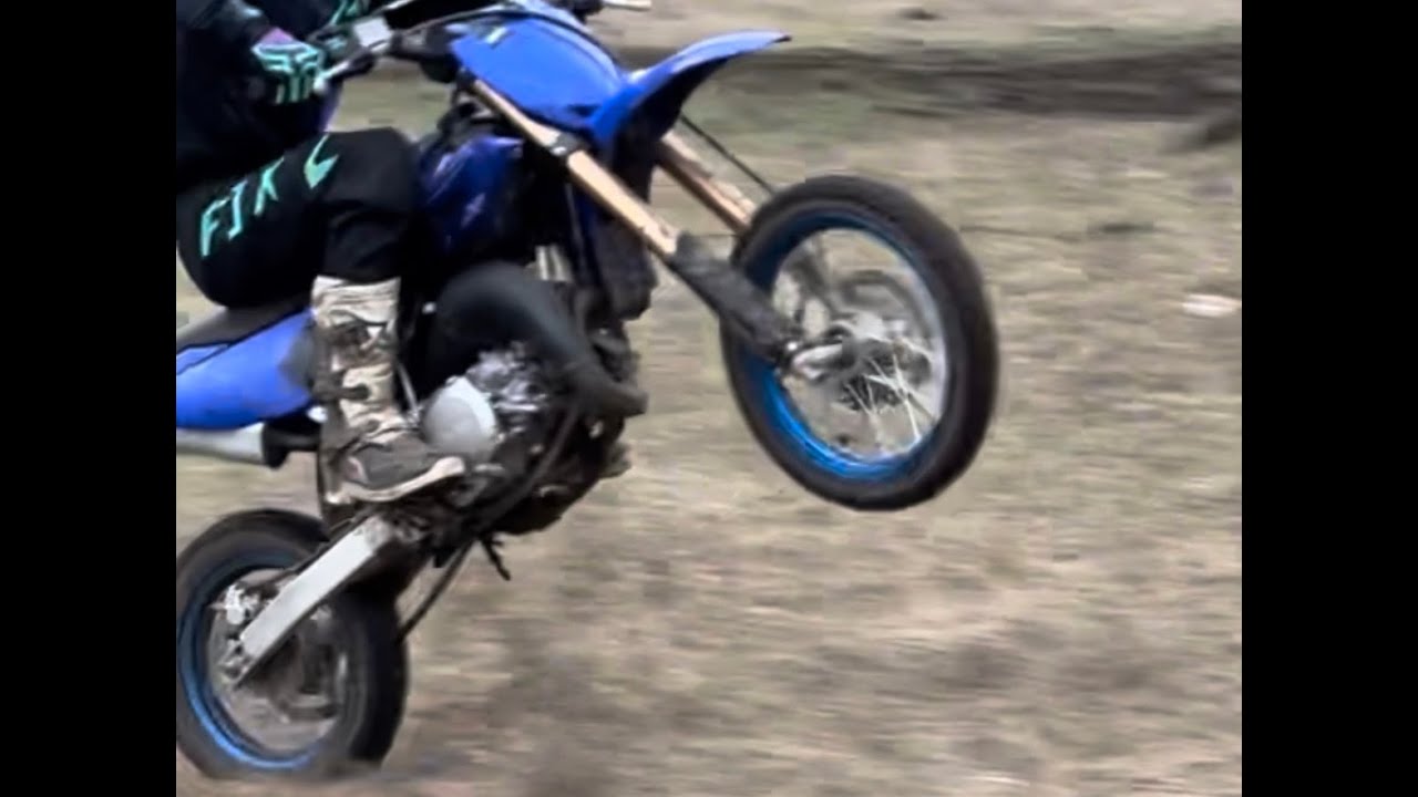 Fully PINNED on my Yamaha YZ65!