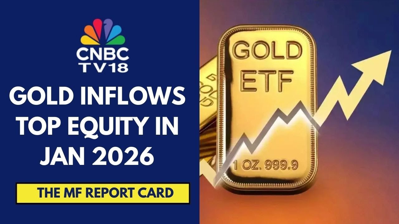 Equity Inflows Ease For Second Straight Month In January While Gold ETF Inflows Soar | CNBC TV18