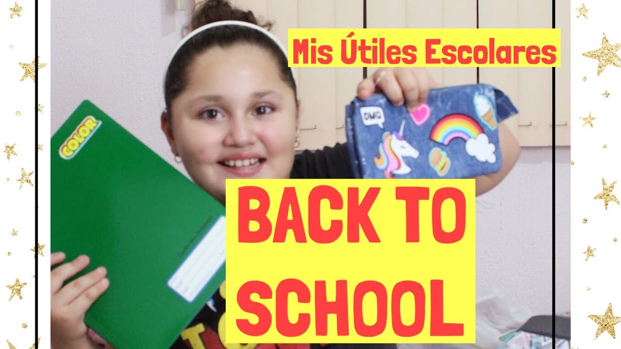 MIS UTILES ESCOLARES/BACK TO SCHOOL - Vaneymamivlogs