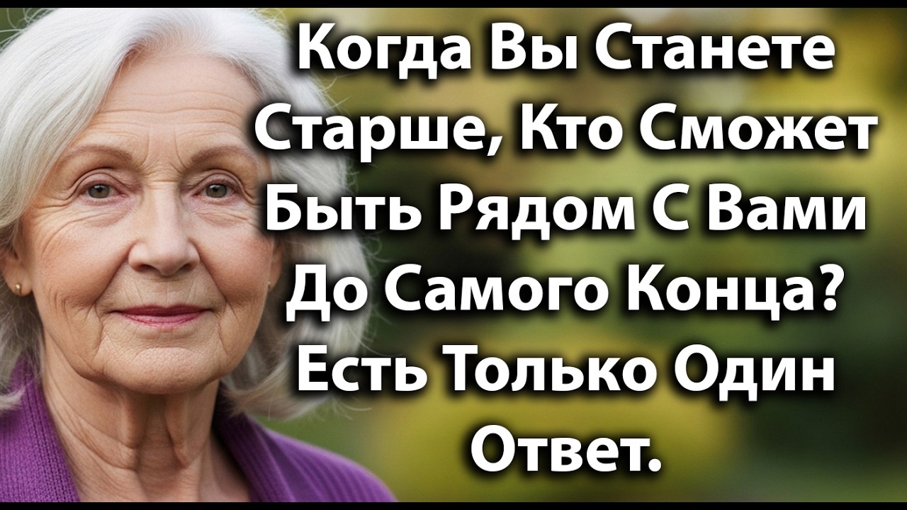 Когда Вы Станете Старше, Кто Будет Рядом До Конца? Пять Жёстких Истин О Старении И Одиночестве