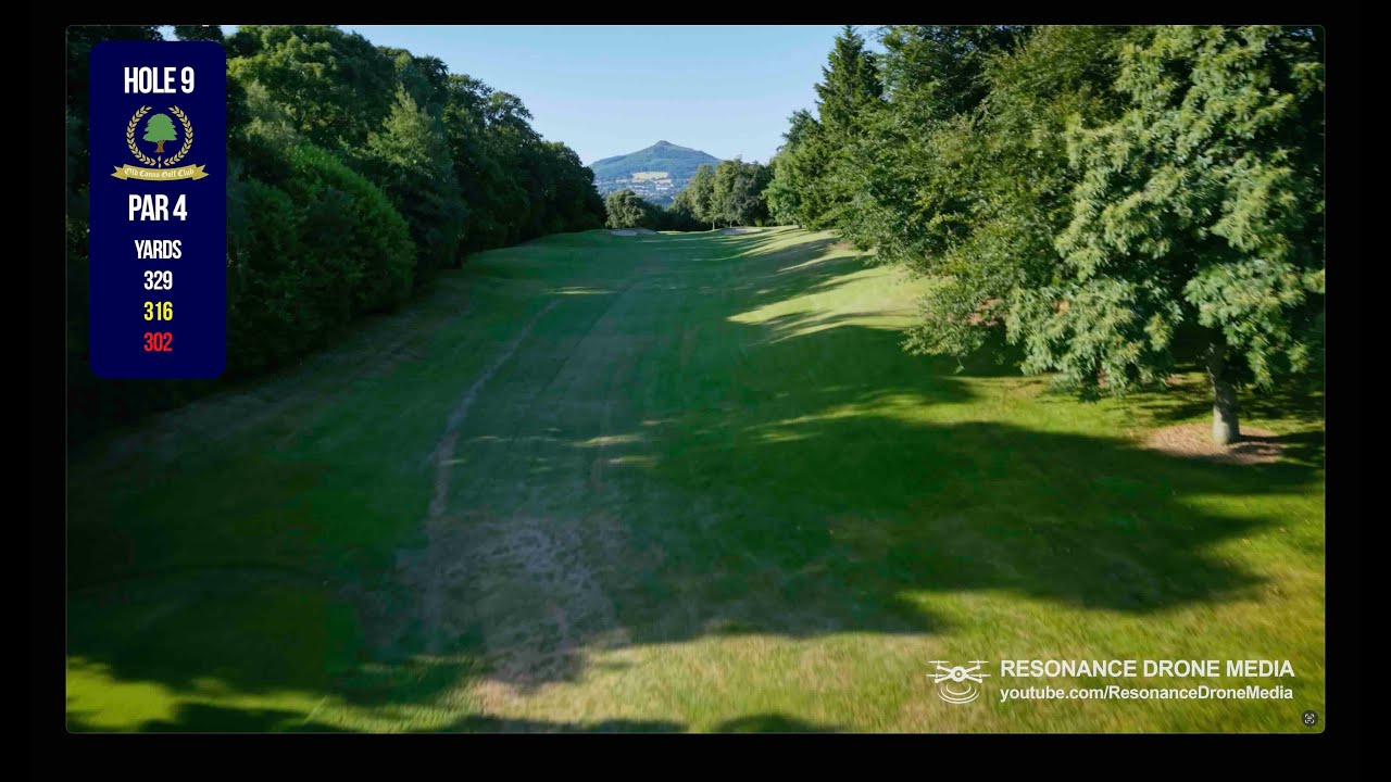Old Conna Golf Club 9th Hole Flyover