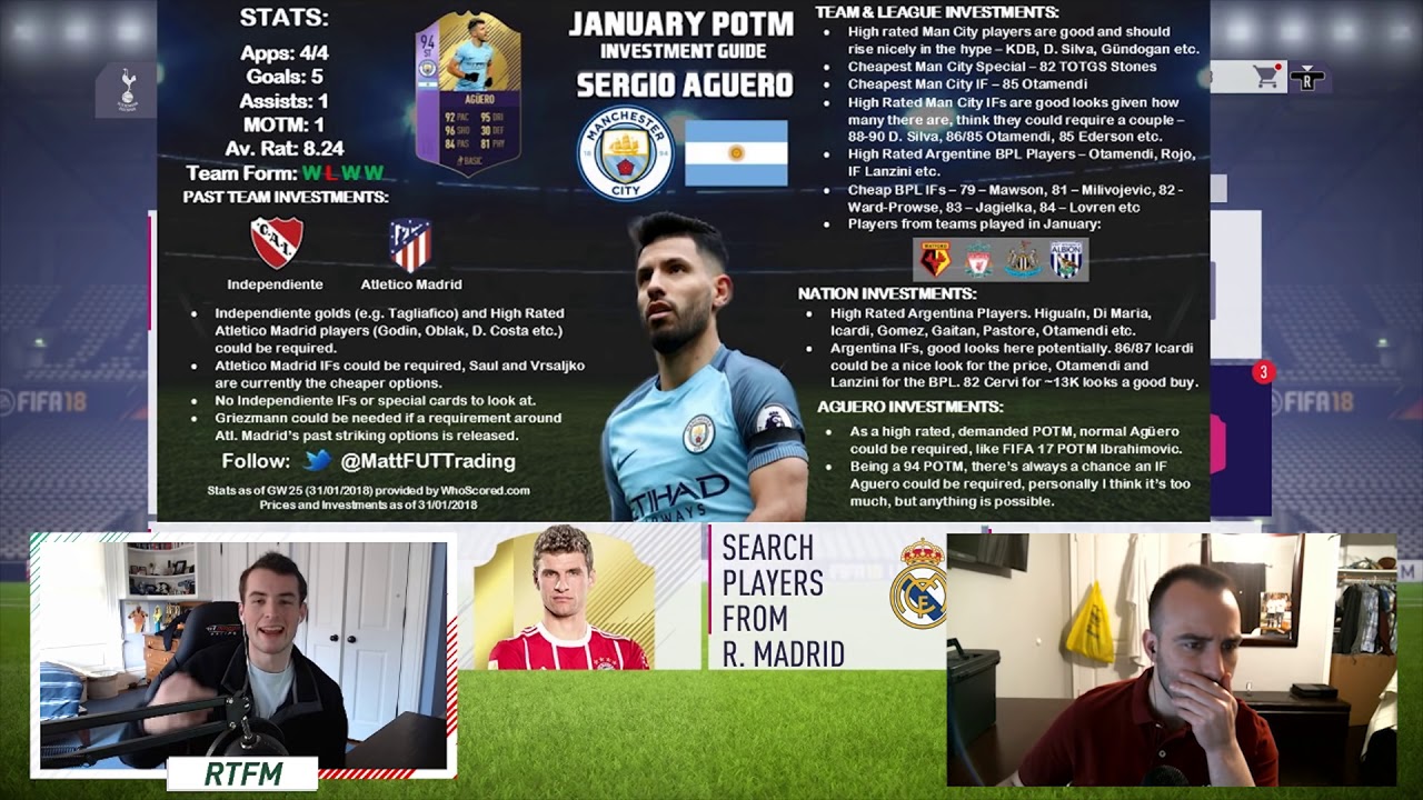 JANUARY PLAYER OF THE MONTH INVESTING GUIDE! (FIFA 18 Investing)